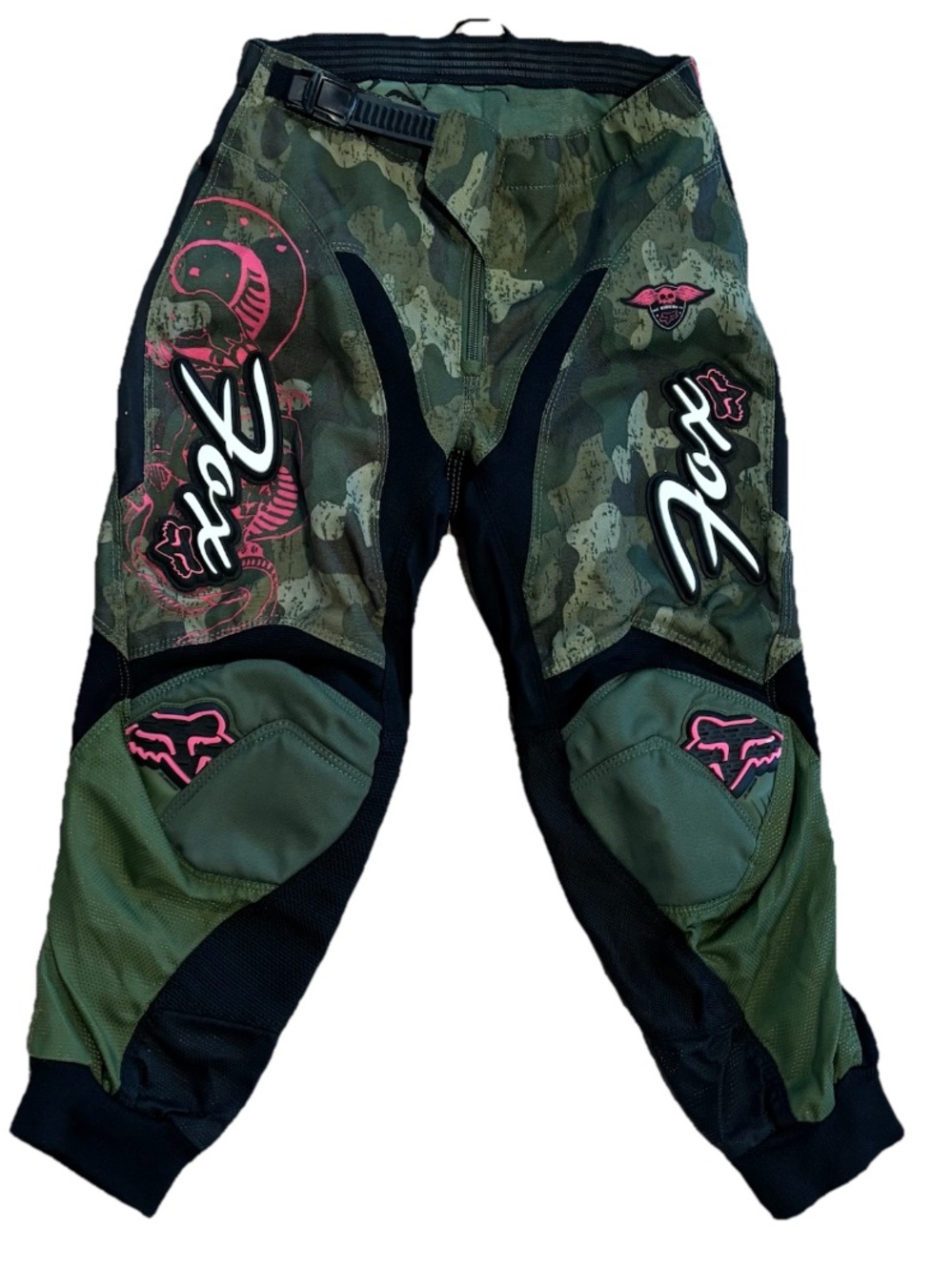 Fox Racing 180 Youth Motocross Pants Camo Pink Kids MX Dirt Bike Size 8 (Y24)